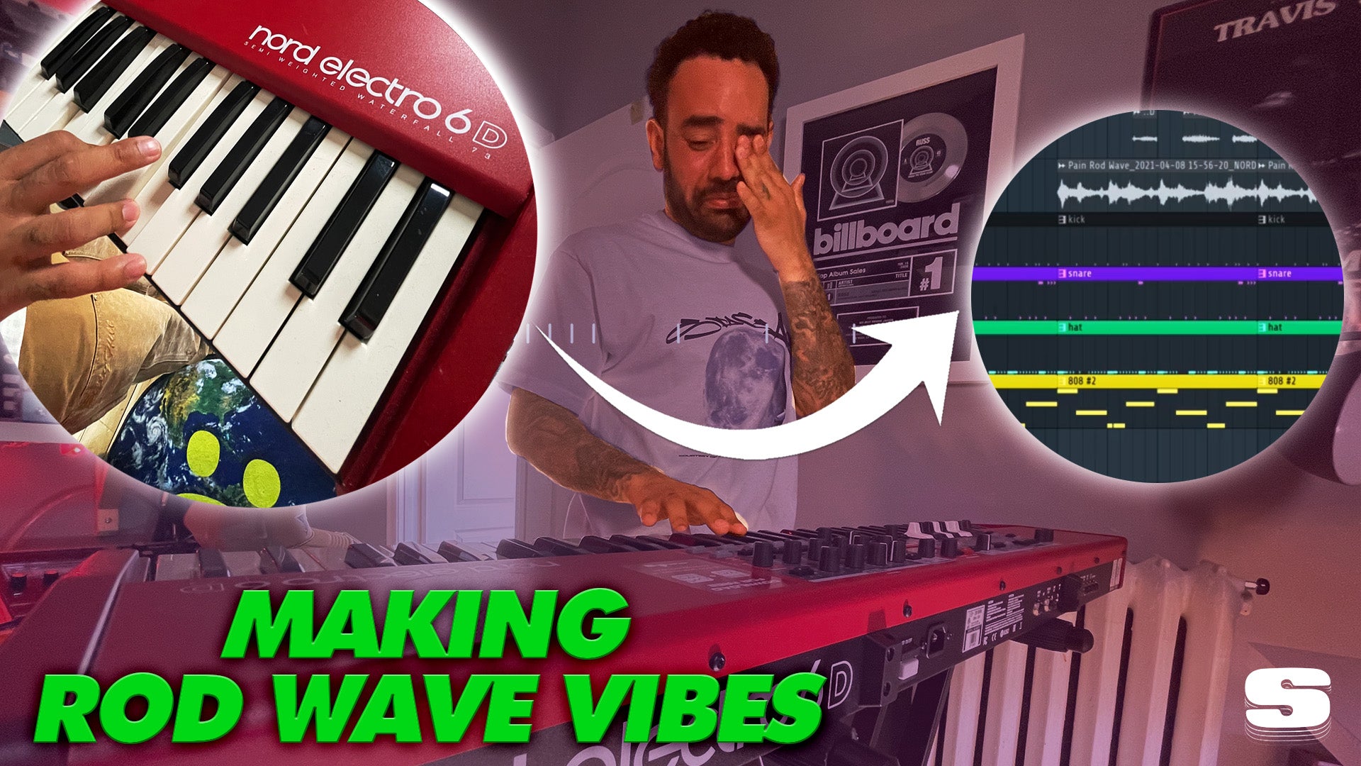 Making Emotional Piano Melodies For Rod Wave – Sauceware Audio
